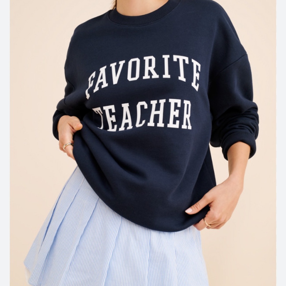 Favorite Daughter x Favorite Teacher sweater size Medium new with tags